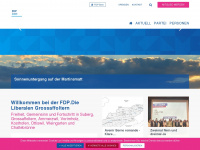 fdp-grossaffoltern.ch Webseite Vorschau