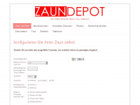 zaundepot.com Webseite Vorschau