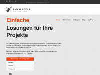 pascal-geiger.de Webseite Vorschau
