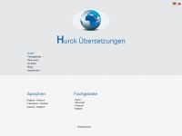 hurck.eu Webseite Vorschau