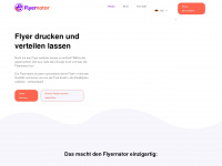 flyernator.ch Webseite Vorschau