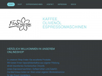 floriocaffe-shop.de Webseite Vorschau