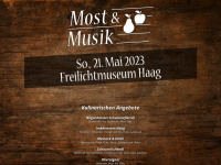 mostundmusik.at Webseite Vorschau