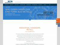 wfw-umformtechnik.de Webseite Vorschau