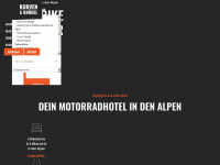 motorrad-hotel.com Webseite Vorschau