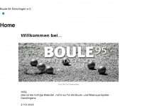 boule95.de Webseite Vorschau