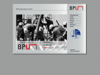 b-p-u.de Webseite Vorschau