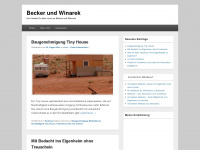 becker-winarek.de Webseite Vorschau