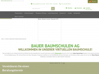 bauer-baumschulen.ch Webseite Vorschau