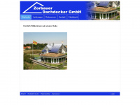 zorbauer-dachdecker.de Webseite Vorschau