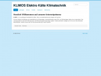 klimos.de Webseite Vorschau