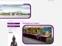 thai-hand.de Webseite Vorschau