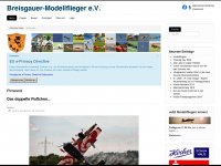 breisgauer-modellflieger.de Webseite Vorschau