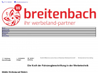 breitenbach-werbetechnik.de Webseite Vorschau