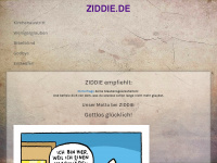 ziddie.de Webseite Vorschau