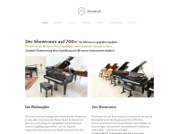klavierloft.at Webseite Vorschau