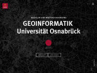 studiere-geoinformatik.de Webseite Vorschau