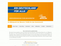 freiewaehler-ploen-neumuenster.eu Webseite Vorschau