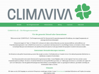 climaviva.de Webseite Vorschau