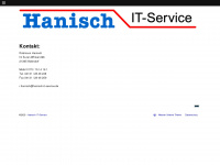 hanisch-it-service.de Webseite Vorschau