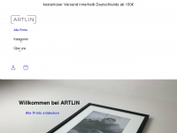 artlin.shop Webseite Vorschau