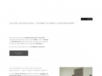 yvonne-hohner-galerie.com Webseite Vorschau