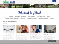 huenxer-markt.de Webseite Vorschau