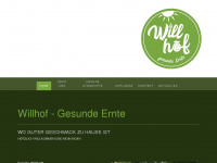 willhof-gesundeernte.de Webseite Vorschau