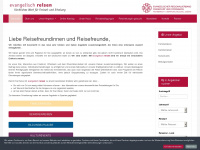 evangelisch-reisen.com Webseite Vorschau
