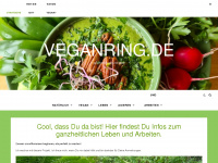 veganring.de Webseite Vorschau