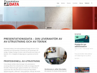 presentationsdata.se Webseite Vorschau