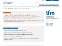 spl-tfm.univie.ac.at Webseite Vorschau