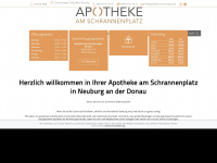 apotheke-schrannenplatz.de Webseite Vorschau