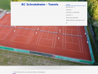 bc-schretzheim-tennis.com Webseite Vorschau