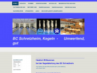 bcs-kegeln.de Webseite Vorschau