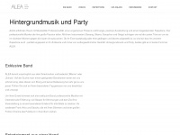 alea-music.com Webseite Vorschau