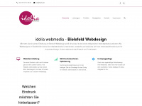 idolia.de Webseite Vorschau