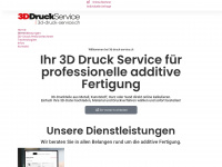 3d-druck-service.ch Webseite Vorschau