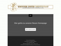 krinner-instrumentenbau.jimdo.com Webseite Vorschau