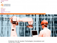 logistics-automation.ch Webseite Vorschau
