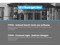 buergel.dev Webseite Vorschau
