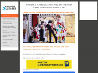 kindertheater-international.at Webseite Vorschau