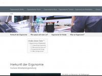 ergonomie-arbeitsplatz.de Webseite Vorschau