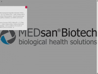 medsanbiotech.com Webseite Vorschau