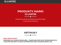 q-lantec.pl Webseite Vorschau