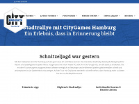 citygames-hamburg.de Webseite Vorschau