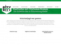 citygames-bremen.de Webseite Vorschau