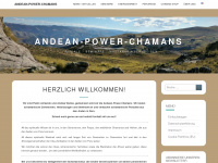 andean-power-chamans.de Webseite Vorschau