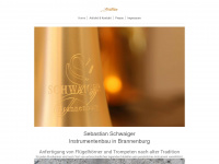 schwaiger-instrumentenbau.de Webseite Vorschau