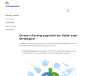 commonsbooking.org Webseite Vorschau